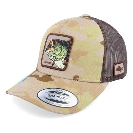 Skillfish - Camo trucker Kasket - Laxborre Multicam Camo Arid/Brown Trucker @ Hatstore