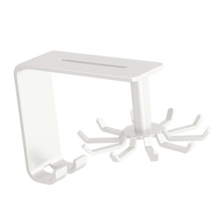 Redskabshænger, vægmonteret uden huller, redskabsholder, pladsbesparende kulstofstål