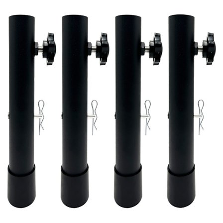 4 stk (20 cm) Bordbenforlenger Bordbenforlenger for arbeidsbenk Høydeforlenger Rett ben eller buet ben Klappbordbenforlenger