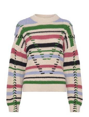 Object Objtuja Knit L/S Oz Pullover 134 - Multi/patterned - XS