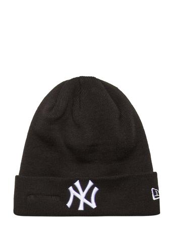 Cuff Knit Neyyan Black Lic Accessories Headwear Beanies Svart New Era