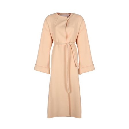 Jil Sander Kappa beige, Dam Vinterkappor, Dam, Storlek: S