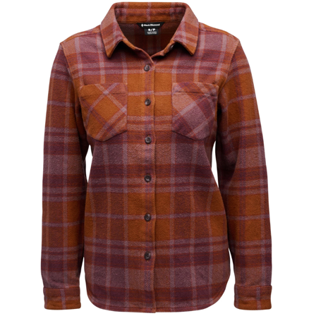 Black Diamond W's Project Heavy Flannel Clay-Fig