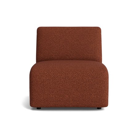 Friday 1 personers modul Raisa Kobber Sofa - slidstærk polyester, Massivt træ & chipboard - 72x94x78cm