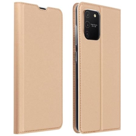 Housut - DUX DUCIS - Galaxy S10 Lite - Ekologinen nahka - Video tuki - Rose Gold