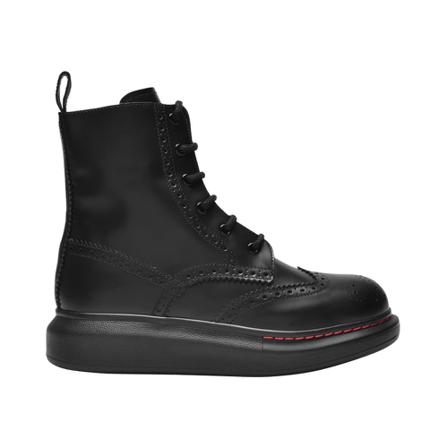 Alexander McQueen, Laced Boots Czarny, Kobieta, Rozmiar: 40 EU