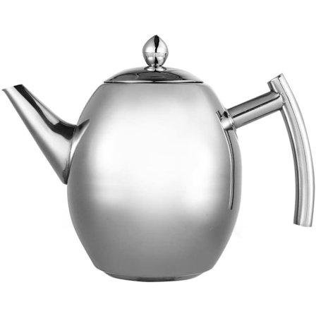 1L/1.5L ruostumattomasta teräksestä valmistettu vedenkeitin/teepannu/kahvinkeitin suodattimella