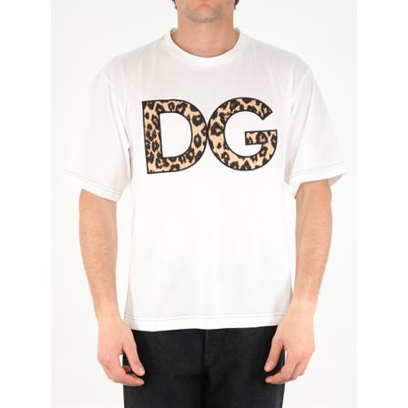 Dolce & Gabbana T-Shirt G8Na7Z Fu7Eq Hvid, Herre T-shirts
