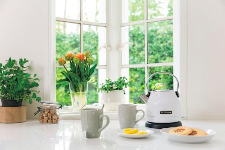 KitchenAid Classic 5KEK1222EWH - kjele - hvit
