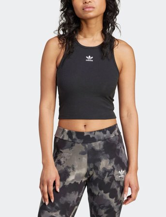 adidas Originals Ess Rib Tank - Black - L
