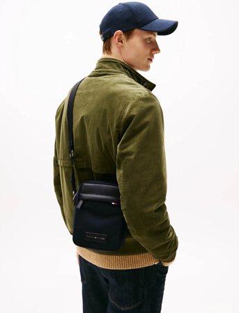 Tommy Hilfiger Th Nylon Mini Reporter - Black - ONE SIZE