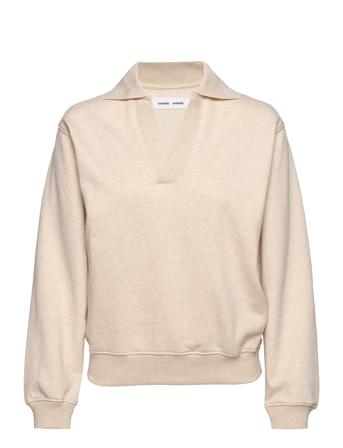 Elli Polo 14123 Pullover Striktrøje Creme Samsøe Samsøe