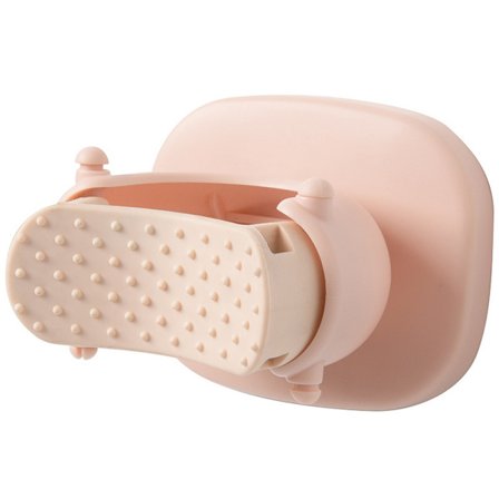 Rosa mopp veggmontert holder krok kran mopp krok kjøkken arrangør MOP pinsett verktøy