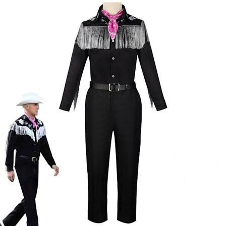 Margot Robbie's Barbie Cosplay Ken Kostume til Mænd Halloween Outfit A XL