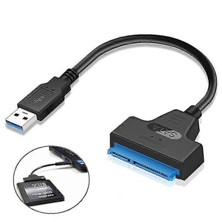 USB 3.0 SATA SSD HDD Adapterkabel Konverterare - Höghastighetsdataöverföring