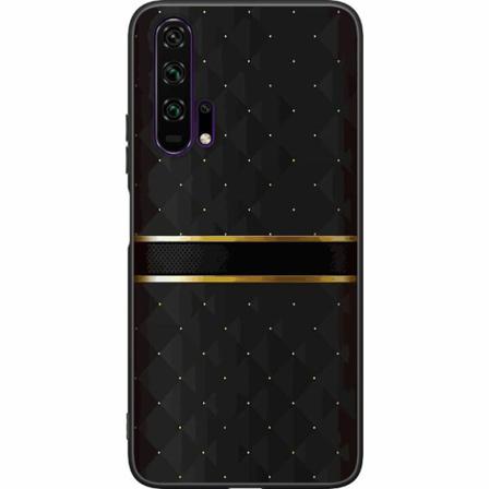 Honor 20 Pro Svart Skal Golden Stripes