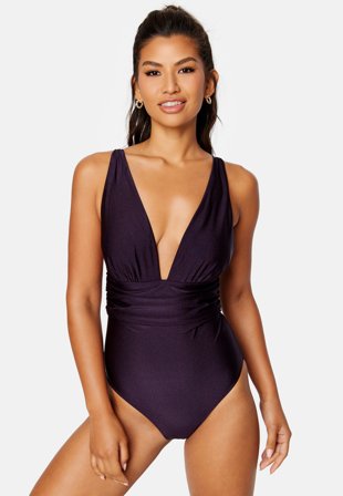 BUBBLEROOM Leah Swimsuit Plum Klær
