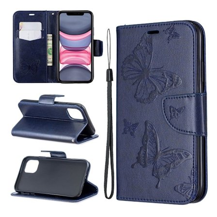 Butterfly iPhone 11 kotelot - Sininen