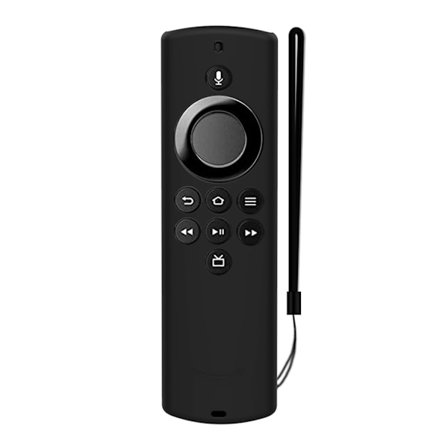 Støvtæt blød silikone etui til fjernbetjening beskyttelsescover til Fire TV Stick Lite 2020 Alexa Voice Remote Cover