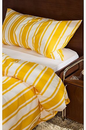 Jotex - Örngott 50x90 Cm Ekologisk Gul/vit DEBBIE - Köp Örngott hos Jotex