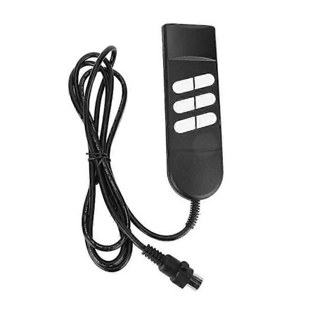 Elektrisk vilstolsregulator 6 knappar 5 stifts manuell brytare kompatibel med hushållsapparater justerbar sängstol