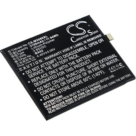 Batteri til SmartPhone, mobil til MeiZu M3e, A680Q, A680M osv.