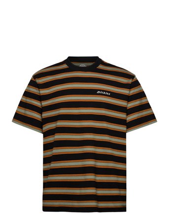 Dickies M York Stripe Tee Ss - Black - XS