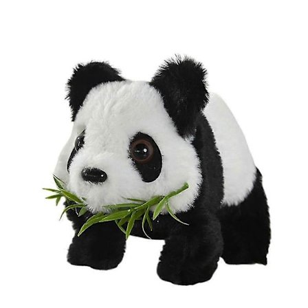 Elektrisk Panda Plysjleketøy Lager Lyder Panda Leketøy Gående Panda Plysjdukke Lydleketøy Elektrisk Dyr Bevegelig Panda Interaktivt Leketøy for Barn