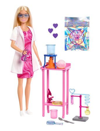 Barbie Career Deluxe Career: Scientist Patterned Barbie