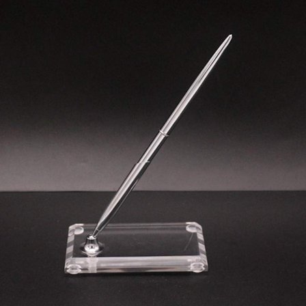 Gästpenna och pennstativ Gästinloggning Pen Set Metal Writing Pen