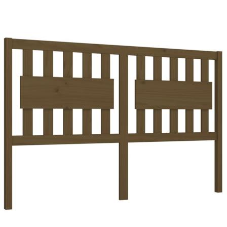 Vidaxl Sänggavel Honungsbrun 165,5x4x100 Cm Massiv Furu Brun