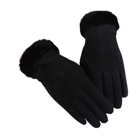 Käsineet Turkiskäsineet MUSTA