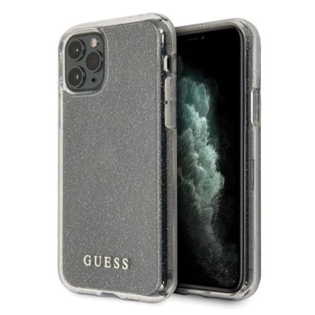 Guess GUHCN65PCGLSI iPhone 11 Pro Max sølv/sølv hard case Glitter