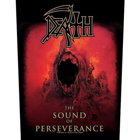 Death The Sound Of Perseverance Patch One Size Svart/Röd