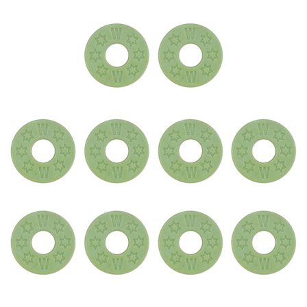 10 stk. guitarremme låsebeskyttelse blokke af gummi til guitarister