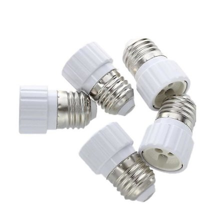 E27 till GU10 Lamp Lampa Sockel Konverter Adapter 5-pack