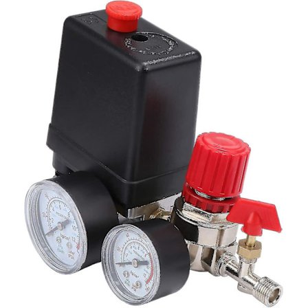 70% Off -70% Off -luft Kompressor Trykkontakt Ventil Trykkontakt Luftkompressor med regulatorer måler