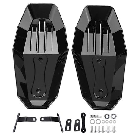 Styrhåndbeskytter Universal Vindtæt Håndbeskytter Tilbehør til Motorcykelkørsel Sort TLW