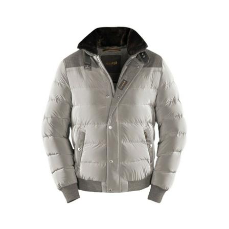 Moorer Viani-Os Jacket , Grijs , Heren , Maat: L