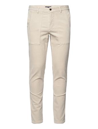Chelsea Utility Corduroy Gmd Chinos Byxor Creme Tommy Hilfiger