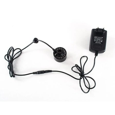 Fest Mist Maker Ultralyd Vann Dammen Fontene Tåke Med LED Lys Blitser