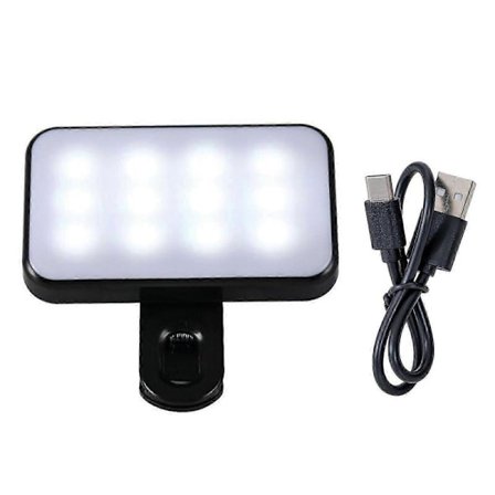 Videokonferensbelysning, webbkamerabelysning för distansarbete, Zoom-belysning för bärbar dator/dator livestreaming Uppladdningsbar