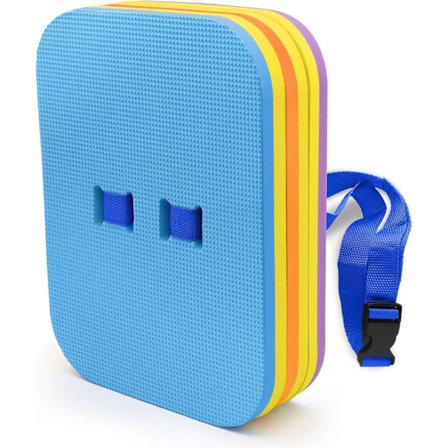 Svømmeplade til børn og voksne - EVA-skum flydeplade med sikre håndtag, bedst til svømmetræning og vandtræning