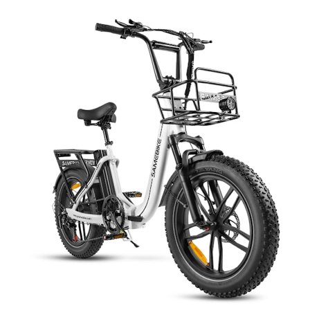 SAMEBIKE C05 Pro Step-through Vikbar Elcykel, 500W 36V 13Ah, Fat Tire
