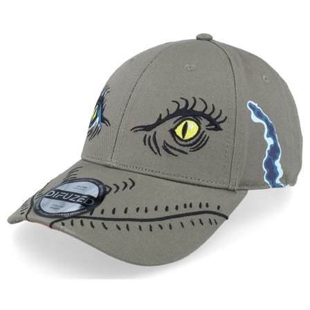 Difuzed - Grön adjustable Keps - Jurassic Park Dinosaur Novelty Adjustable @ Hatstore