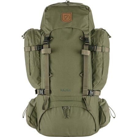 Fjällräven Kajka 75 M/L Backpack in Green | Size: 75Large/Medium/L, Vinylon-F/Polyamide