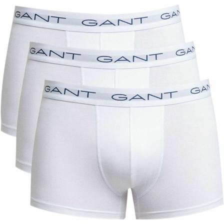 Gant Boxershorts 3-Pack Hvid, Herre Underbukser, Størrelse: M