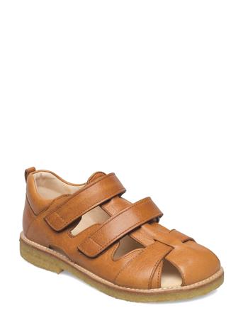 Sandals - Flat - Closed Toe - Shoes Summer Shoes Sandals Brun ANGULUS