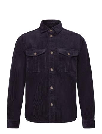 Kody Heavy Corduroy Overshirt Navy Les Deux