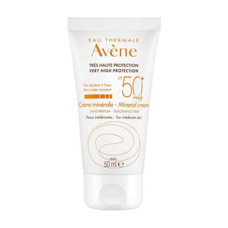 Avène Crema Schermo Minerale SPF 50+ 50ml - Solare viso alta prot.